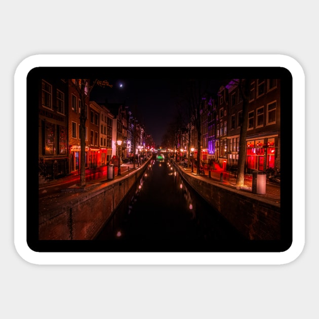 Amsterdam Red Lights District Sticker by LukePhotos